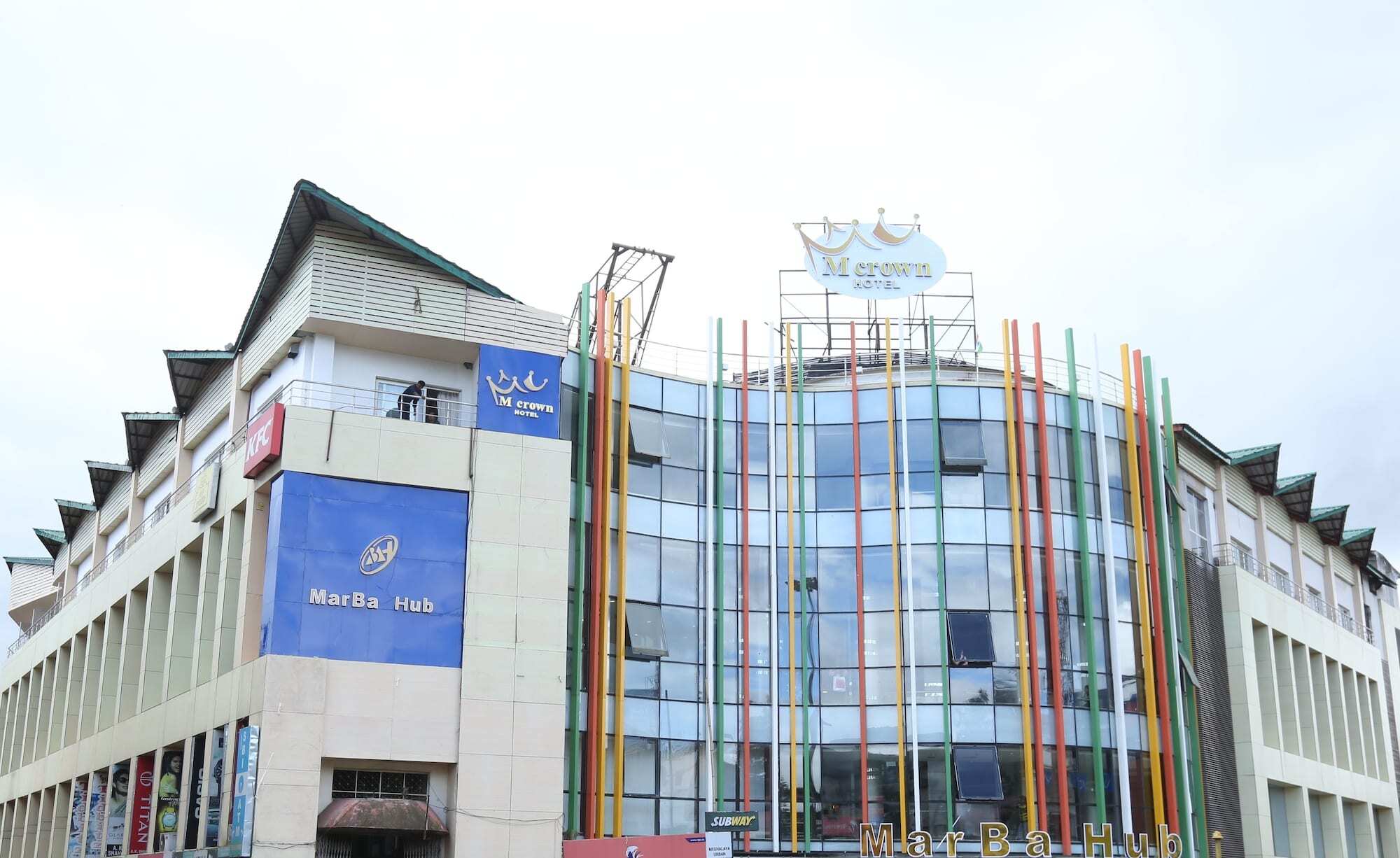 M Crown Hotel Shillong Exterior foto